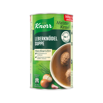 Knorr Meister Kessel Leberknödelsuppe
